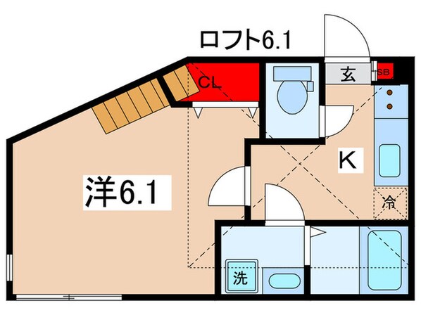 アザーレ・パッシオ栗平の物件間取画像